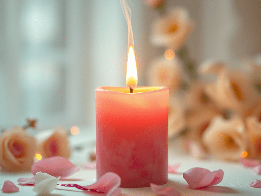 Rituel d&rsquo;amour de la bougie rose pour attirer l&rsquo;être-aimé